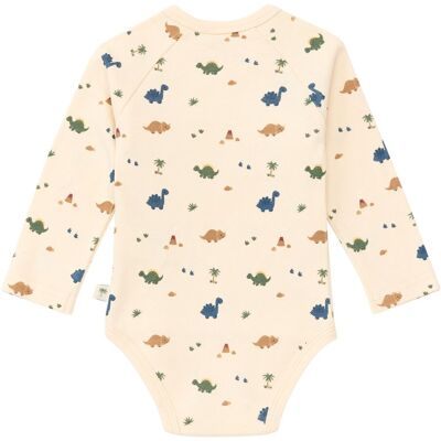 Bornino 2er-Pack Wickelbodys langarm Wild Nature natur blau 50/56 Bornino 2er-Pack Wickelbodys langarm Wild Nature natur blau 50/56