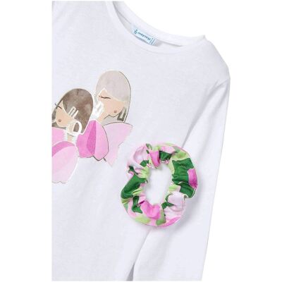 Mayoral Shirt langarm Mädchen weiss Mayoral Shirt langarm Mädchen weiss