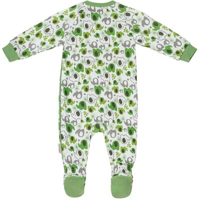 Bornino 2er-Pack Schlafoveralls Elefanten gruen 50/56 unisex Bornino 2er-Pack Schlafoveralls Elefanten gruen 50/56 unisex