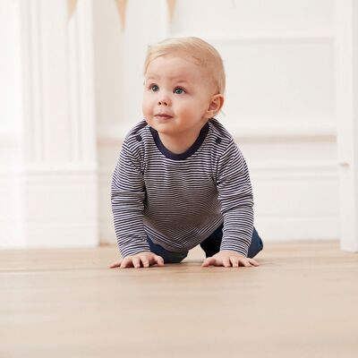 Bornino Shirt langarm blau 62/68 Bornino Shirt langarm blau 62/68