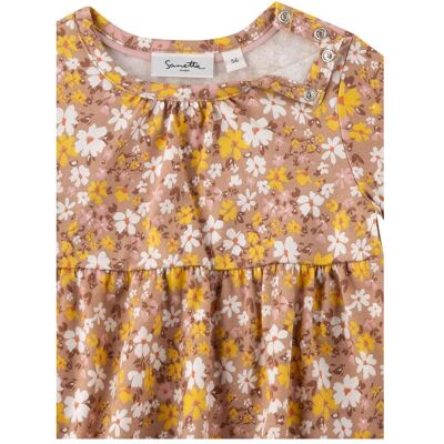 Sanetta Pure Kleid kurzarm Blumen mehrfarbig Sanetta Pure Kleid kurzarm Blumen mehrfarbig
