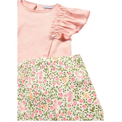 Mayoral 2-tlg. Set T-Shirt Flügelarm und Leggings Blumen rosa mehrfarbig Mayoral 2-tlg. Set T-Shirt Flügelarm und Leggings Blumen rosa mehrfarbig