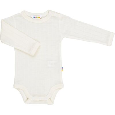 Joha Body langarm Rippqualität Wolle/Seide natur 86/92 unisex Joha Body langarm Rippqualität Wolle/Seide natur 86/92 unisex