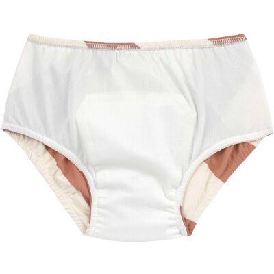 Lässig Badewindelhose Streifen natur braun unisex Lässig Badewindelhose Streifen natur braun unisex