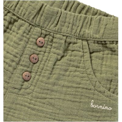 Bornino Musselin-Shorts gruen 74/80 unisex Bornino Musselin-Shorts gruen 74/80 unisex
