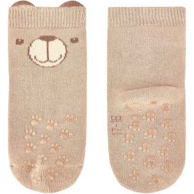 Sterntaler 2er-Pack ABS-Krabbelsocken Bär beige natur 21/22 unisex Sterntaler 2er-Pack ABS-Krabbelsocken Bär beige natur 21/22 unisex