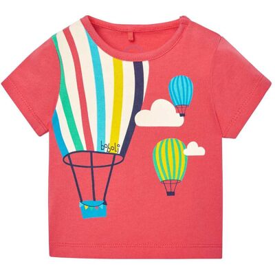 BOBOLI 2-tlg. Set T-Shirt und Jeans-Shorts Heißluftballons mehrfarbig BOBOLI 2-tlg. Set T-Shirt und Jeans-Shorts Heißluftballons mehrfarbig