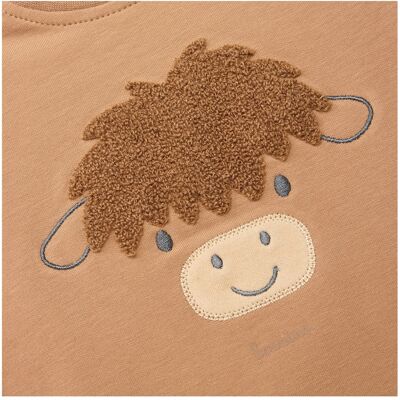 Bornino Sweatshirt Rind braun 62/68 Bornino Sweatshirt Rind braun 62/68