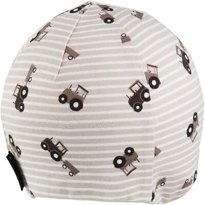 Sterntaler Erstlingsmütze Ringel Traktoren beige grau Sterntaler Erstlingsmütze Ringel Traktoren beige grau