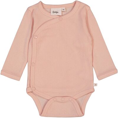 Feetje Wickelbody langarm Rippqualität rosa Feetje Wickelbody langarm Rippqualität rosa