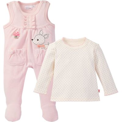 Bornino Nicki-Strampler-Set rosa 50/56 Bornino Nicki-Strampler-Set rosa 50/56