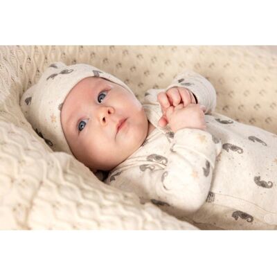 Feetje Wickelbody langarm Seepferdchen Rippqualität beige grau unisex Feetje Wickelbody langarm Seepferdchen Rippqualität beige grau unisex