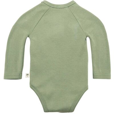 Bornino 2er-Pack Wickelbodys langarm Sunny Adventure natur gruen 50/56 Bornino 2er-Pack Wickelbodys langarm Sunny Adventure natur gruen 50/56