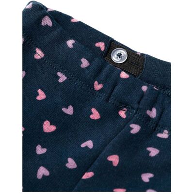 name it Fleece-Leggings gefüttert Herzen blau name it Fleece-Leggings gefüttert Herzen blau