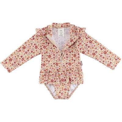 Sterntaler Badeanzug langarm mit UV-Schutz Blumen natur mehrfarbig 110/116 Sterntaler Badeanzug langarm mit UV-Schutz Blumen natur mehrfarbig 110/116