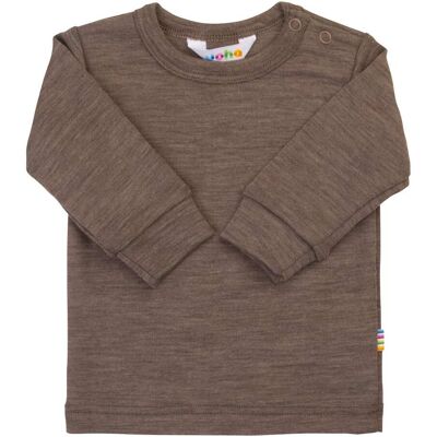 Joha Shirt langarm Wolle/Seide braun 56/62 unisex Joha Shirt langarm Wolle/Seide braun 56/62 unisex