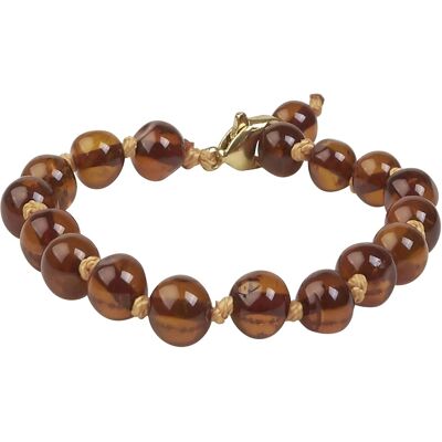 Grünspecht Bernsteinkette braun unisex Grünspecht Bernsteinkette braun unisex