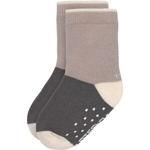 Lässig 2er-Pack ABS-Socken grau 27/30 unisex