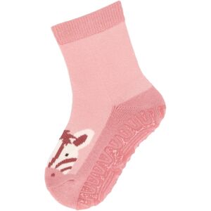 Sterntaler 2er-Pack ABS-Socken Fliesen Flitzer Zebra rosa