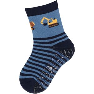 Sterntaler 2er-Pack ABS-Socken Fliesen Flitzer Baustellen blau