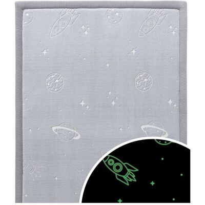 Hakuna Matte Kinderteppich Glow-in-the-Dark 170x120 cm grau unisex Hakuna Matte Kinderteppich Glow-in-the-Dark 170x120 cm grau unisex