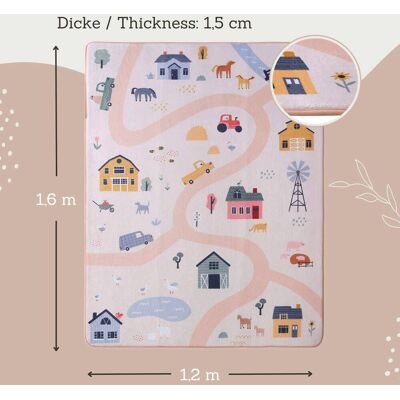 Hakuna Matte Kinderteppich mit Memory-Schaum 120x160 beige unisex Hakuna Matte Kinderteppich mit Memory-Schaum 120x160 beige unisex