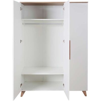 roba Kleiderschrank Ole 3-türig weiss unisex roba Kleiderschrank Ole 3-türig weiss unisex