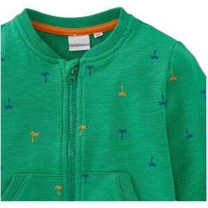 Lilletots Sweatjacke Palmen gruen