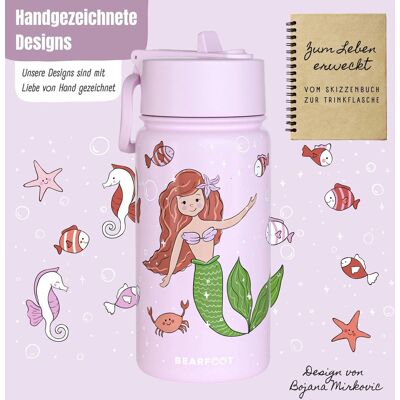 Bearfoot Thermoflasche 400ml rosa unisex Bearfoot Thermoflasche 400ml rosa unisex