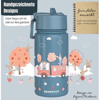 Bearfoot Thermoflasche 400ml blau unisex Bearfoot Thermoflasche 400ml blau unisex