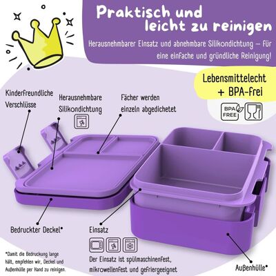 Bearfoot Brotdose lila unisex Bearfoot Brotdose lila unisex