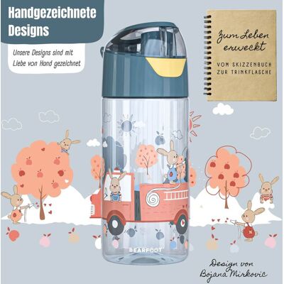 Bearfoot Trinkflasche 450ml blau unisex Bearfoot Trinkflasche 450ml blau unisex