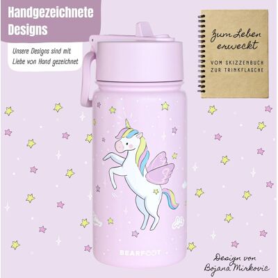 Bearfoot Thermoflasche 400ml rosa unisex Bearfoot Thermoflasche 400ml rosa unisex