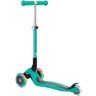 Globber Scooter Junior foldable mit Leuchtrollen tuerkis unisex