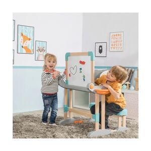 Smoby Zusammenklappbarer Holzschchreibtisch 2-in-1 mehrfarbig unisex