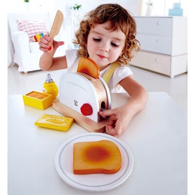 Hape Toaster-Set Pop-up mehrfarbig unisex Hape Toaster-Set Pop-up mehrfarbig unisex