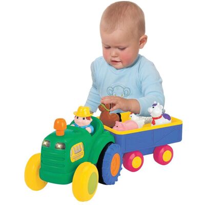 solini Traktor mit Anhänger mehrfarbig unisex solini Traktor mit Anhänger mehrfarbig unisex