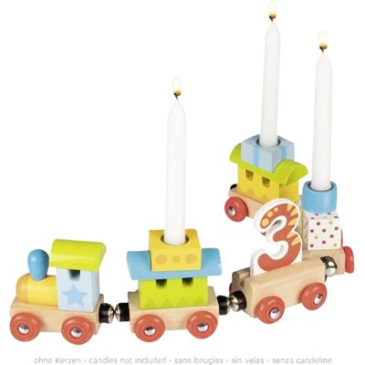 Goki 60721 - Geburtstagszug mit Zahlen 1-6 - 11-teilig Goki 60721 - Geburtstagszug mit Zahlen 1-6 - 11-teilig