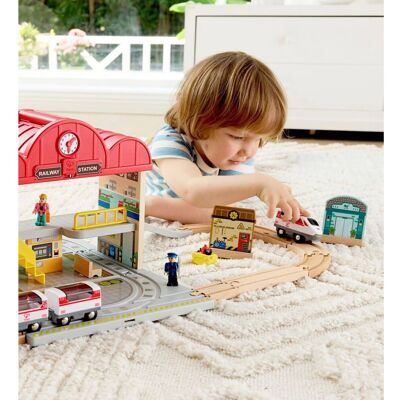 Hape Tragbares Bahnhof-Set unisex Hape Tragbares Bahnhof-Set unisex