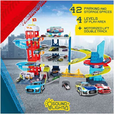 Majorette Parkgarage Double Track Garage mehrfarbig unisex Majorette Parkgarage Double Track Garage mehrfarbig unisex