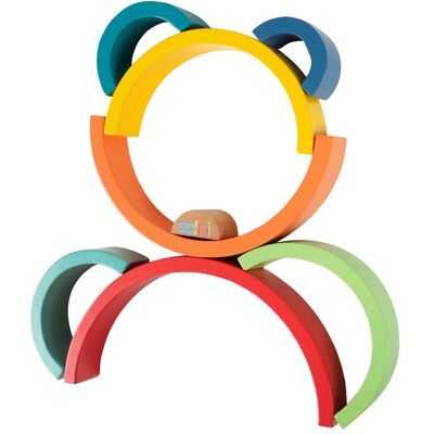 solini Holzbausteine Regenbogen mehrfarbig unisex solini Holzbausteine Regenbogen mehrfarbig unisex