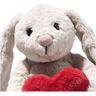 Steiff Kuscheltier Hoppie Hase Love 16cm grau unisex Steiff Kuscheltier Hoppie Hase Love 16cm grau unisex