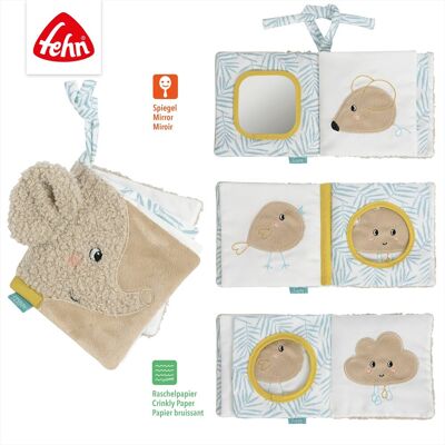 Fehn Stoffbuch Elefant Erik grau unisex Fehn Stoffbuch Elefant Erik grau unisex