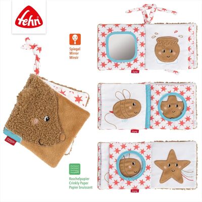 Fehn Stoffbuch Bär Fred braun unisex Fehn Stoffbuch Bär Fred braun unisex