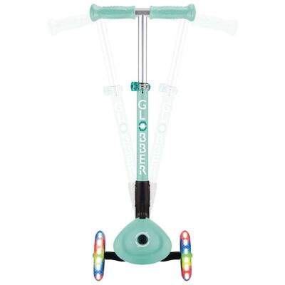 Globber Scooter Junior mit Leuchtrollen gruen unisex Globber Scooter Junior mit Leuchtrollen gruen unisex