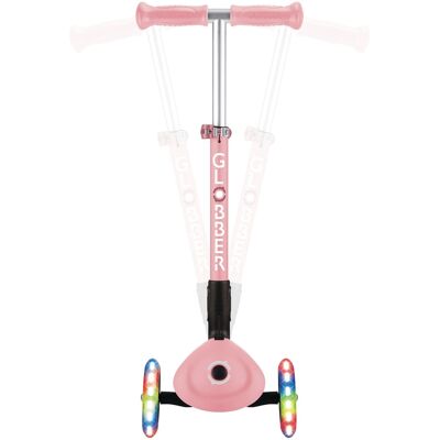 Globber Scooter Junior mit Leuchtrollen rosa unisex Globber Scooter Junior mit Leuchtrollen rosa unisex
