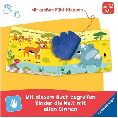 Ravensburger Pappbilderbuch Wo bist du kleiner Elefant? unisex Ravensburger Pappbilderbuch Wo bist du kleiner Elefant? unisex