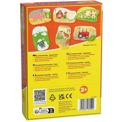 HABA 6 erste Puzzles - Bauernhof mehrfarbig unisex HABA 6 erste Puzzles - Bauernhof mehrfarbig unisex