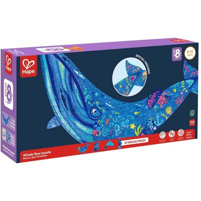 Hape Schimmer-Puzzle Meerestiere 200 Teile blau unisex Hape Schimmer-Puzzle Meerestiere 200 Teile blau unisex