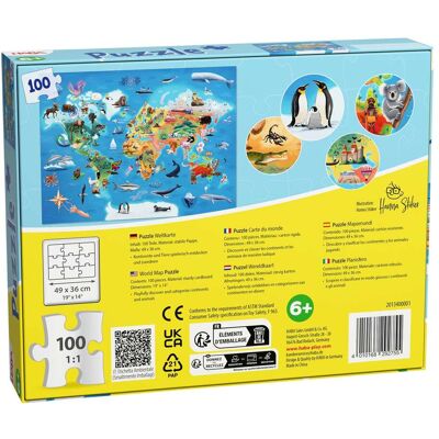 HABA Puzzle Weltkarte mehrfarbig unisex HABA Puzzle Weltkarte mehrfarbig unisex